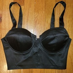 Bustier crop top